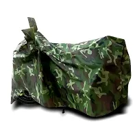 CODOKI Dustproof Universal Two Wheeler Cover 2019-2023 for Bike and Scooter (Green Military)-thumb1