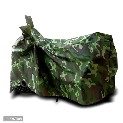 CODOKI Dustproof Universal Two Wheeler Cover 2019-2023 for Bike and Scooter (Green Military)-thumb2