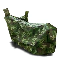 CODOKI Dustproof Universal Two Wheeler Cover 2019-2023 for Bike and Scooter (Green Military)-thumb2