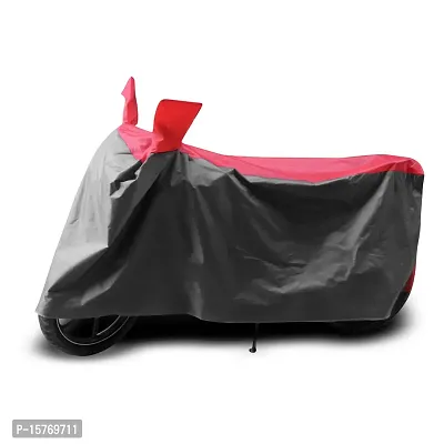 CODOKI Dustproof Universal Two Wheeler Cover 2019-2023 for Bike and Scooter (Grey Red)-thumb2