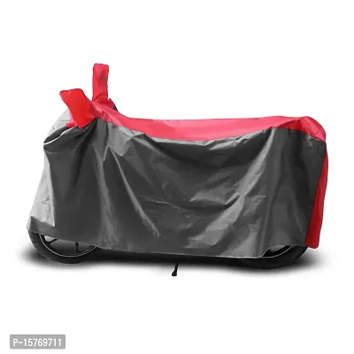 CODOKI Dustproof Universal Two Wheeler Cover 2019-2023 for Bike and Scooter (Grey Red)-thumb3