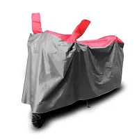 CODOKI Dustproof Universal Two Wheeler Cover 2019-2023 for Bike and Scooter (Grey Red)-thumb3