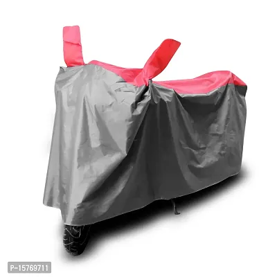 CODOKI Dustproof Universal Two Wheeler Cover 2019-2023 for Bike and Scooter (Grey Red)-thumb4