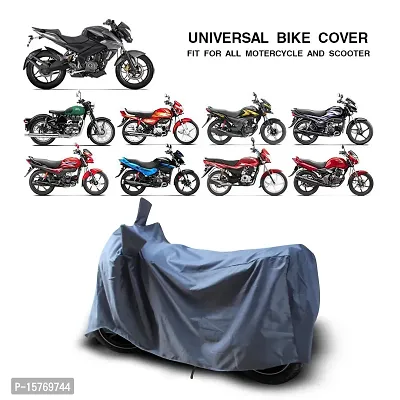 CODOKI Dustproof Universal Two Wheeler Cover 2019-2023 for Bike and Scooter (Grey)-thumb0