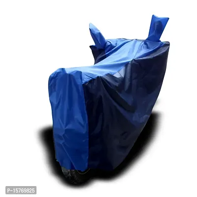 CODOKI Dustproof Universal Two Wheeler Cover 2019-2023 for Bike and Scooter (Strip Blue)-thumb5
