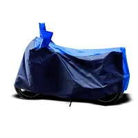 CODOKI Dustproof Universal Two Wheeler Cover 2019-2023 for Bike and Scooter (Strip Blue)-thumb2