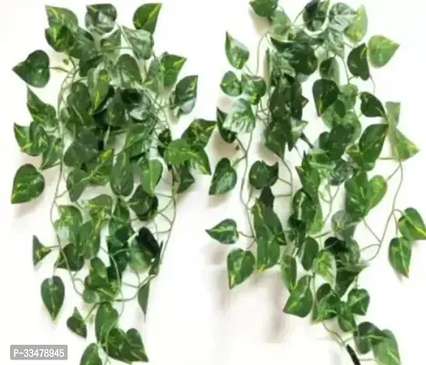 Artificial Home Decor Money Plant Leaf Garland Green  Pack of 10 Strings 8ft per String