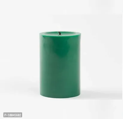AuraDecor Wax Highly Fragrance Pillar Candle (3inch*3Inch , 3inch*6Inch, Vanilla Chunk)- -Combo Set of 2-thumb4