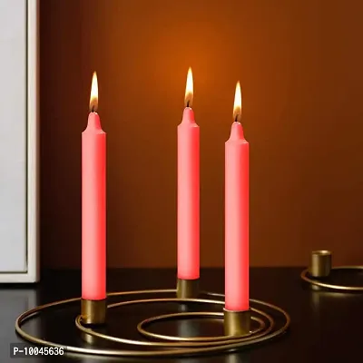 AuraDecor Pack of 98 Stick Candles || Especially Meant for Healing , Chakras, Ritual Candles ,Chime Candles, Decoration, Lighting , Home Decor || Burning Time 3 to 4 Hours Each (Red)-thumb4