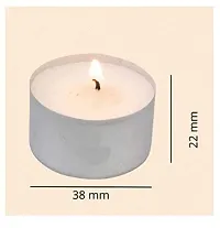 Long Time Burning Unscented Tealight Candle Burn Time 6-7 Hours with Free Car Freshener|| Candle || Tealight || Unscented || Festival Candle. (Pack of 100)-thumb4