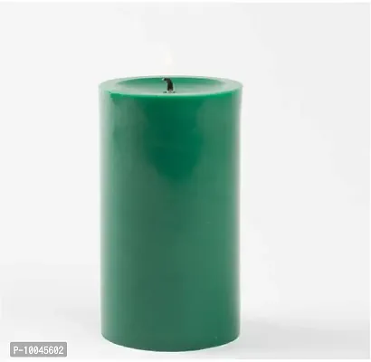 AuraDecor Wax Highly Fragrance Pillar Candle (3inch*3Inch , 3inch*6Inch, Vanilla Chunk)- -Combo Set of 2-thumb5