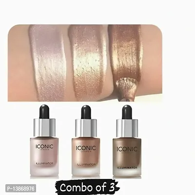 SUPERIOR QUALITY ICONIC HIGHLIGHTER PACK OF 3 PCS-thumb0