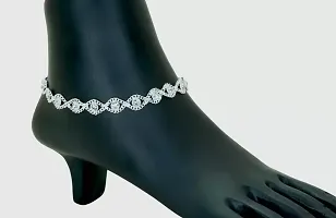 WHITE ANKLET FOR WOMEN AND GIRLS-thumb1