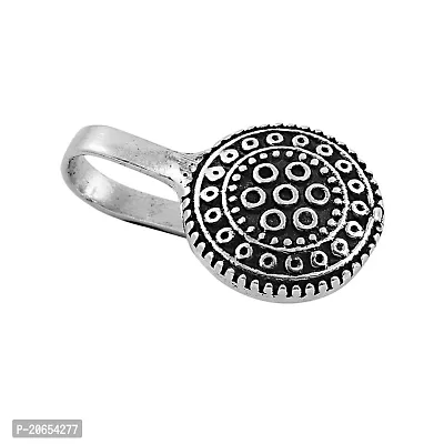 Gem O Sparkle 925 Sterling Silver Round Shape Nose Pin For Women-thumb3