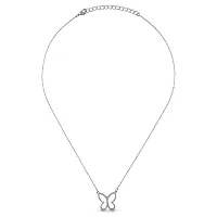 Gem O Sparkle 925 Sterling Silver Necklace For Girls (Silver)-thumb2