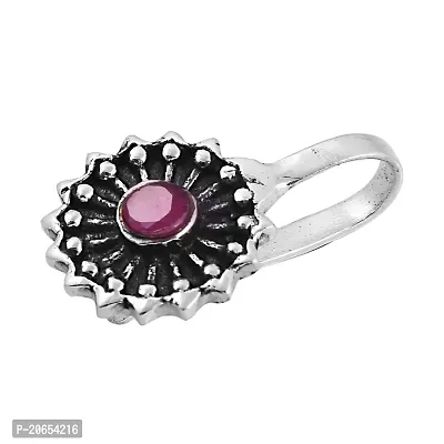 Gem O Sparkle 925 Sterling Silver Round Shape With Stone Clip ON Nose Pin For Women-thumb3