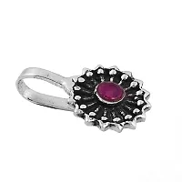 Gem O Sparkle 925 Sterling Silver Round Shape With Stone Clip ON Nose Pin For Women-thumb1