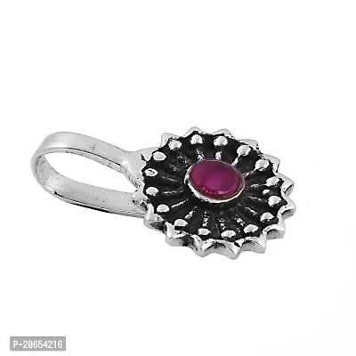 Gem O Sparkle 925 Sterling Silver Round Shape With Stone Clip ON Nose Pin For Women-thumb2