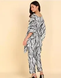 Stylish Fancy Rayon Kaftan Kurta With Bottom Wear Set For Women-thumb1