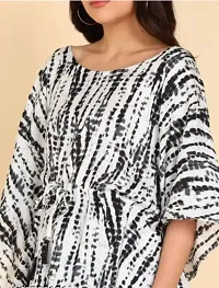 Stylish Fancy Rayon Kaftan Kurta With Bottom Wear Set For Women-thumb3