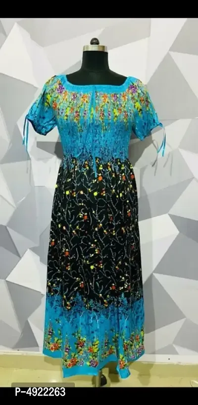 Latest Trendy Stylish Rayon Dress for Women-thumb0