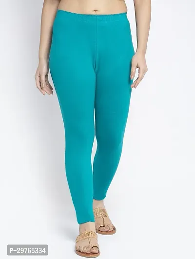 Lycra Leggings For Women (Turquoise)