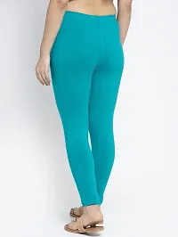 Lycra Leggings For Women (Turquoise)-thumb3