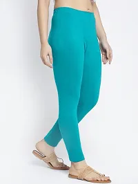 Lycra Leggings For Women (Turquoise)-thumb1