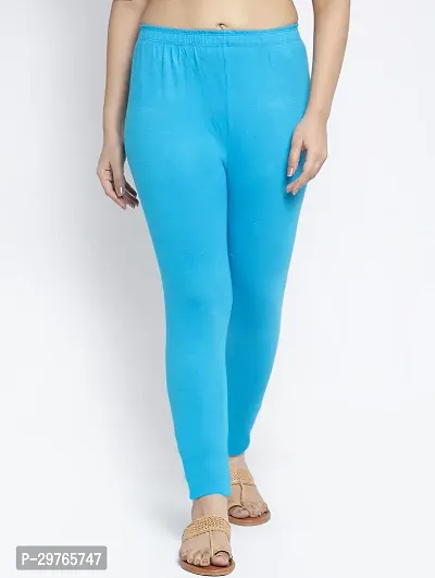 Lycra Leggings For Women (Sky Blue)-thumb0