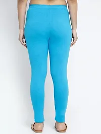 Lycra Leggings For Women (Sky Blue)-thumb1