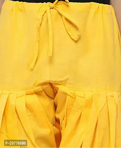 Patiala Salwar for Women (Mustard)-thumb2