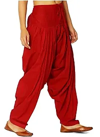 Patiala Salwar for Women (Red)-thumb1