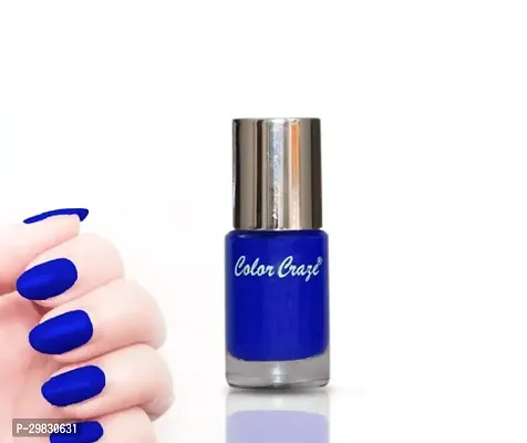 Color Craze Waterproof Nail Paint Color Blue 335