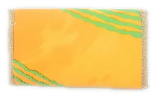 Leheriya Clutch With Gotta Patti Design for Women (yellow)-thumb1