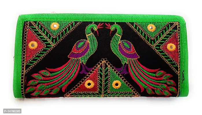 UNIQUE PRODUCT Women's Peacock Design Without Handle Clutch