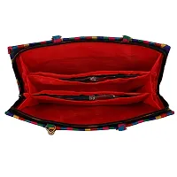 UNIQUE PRODUCT Women's Peacock Design Handle Clutch-thumb1