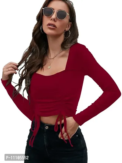 Fancy Polyester Tops For Women-thumb0