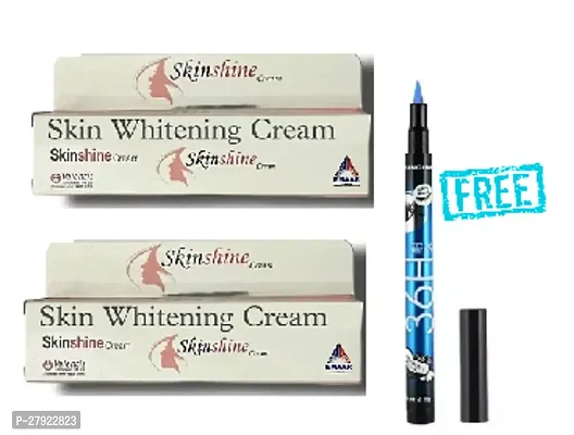 SKIN SHINE CREAM WITH BULE EYELINER PACK OF  2