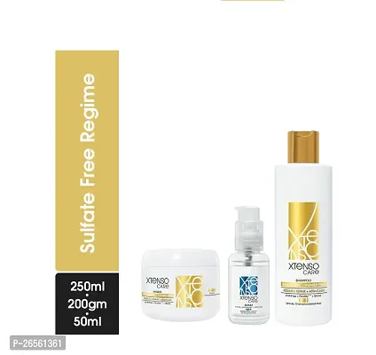 xtenso gold hair shampoo + mask+  serum