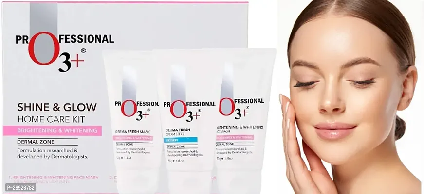 PROFESSIONAL O 3+REINVENT YOUR SKIN WHAITNING GLOW TUBE FACIAL KIT FOR GLOWING SKIN PACK OF 1