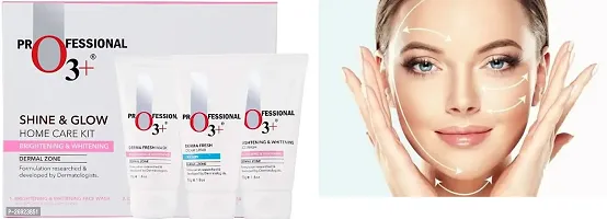 PROFESSIONAL O 3+REINVENT YOUR SKIN WHAITNING GLOW TUBE FACIAL KIT FOR GLOWING SKIN PACK OF 1!