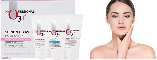 PROFESSIONAL O 3+REINVENT YOUR SKIN WHAITNING GLOW TUBE FACIAL KIT FOR GLOWING SKIN PACK OF 1#