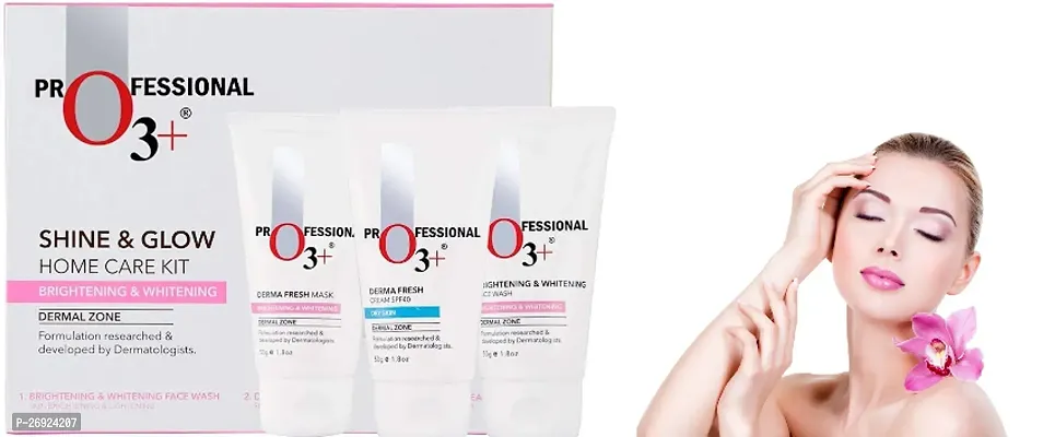 PROFESSIONAL O 3+REINVENT YOUR SKIN WHAITNING GLOW TUBE FACIAL KIT FOR GLOWING SKIN PACK OF 1^-thumb0