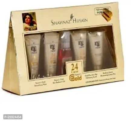 S-HAHNAAZ-HUSAIN 24 CARAT GOLD TUBE FACIAL KIT PACK OF 1#-thumb0