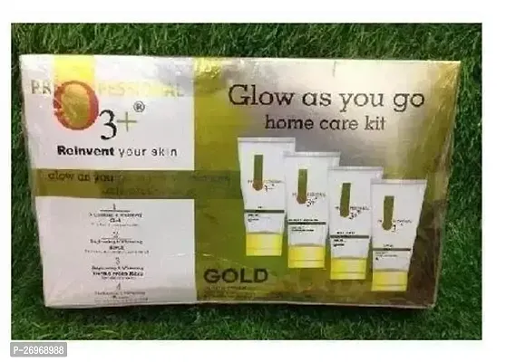 O 3+REINVENT YOUR SKIN GOLD TUBE FACIAL KIT FOR GLOWING SKIN PACK OF 1-thumb0