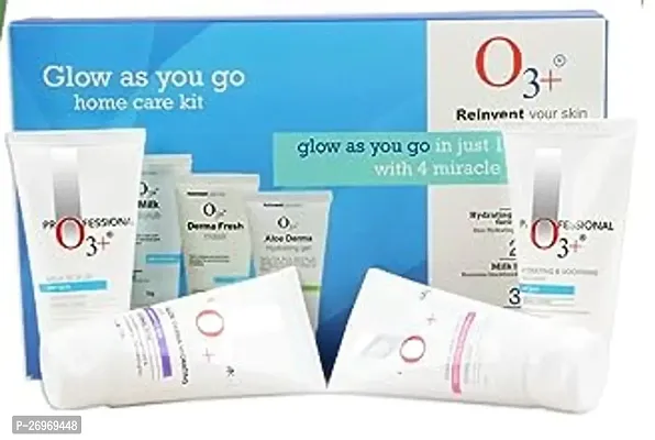 ` O 3+REINVENT YOUR SKIN DIAMOND TUBE GLOW  FACIAL KIT FOR GLOWING SKIN PACK OF 1