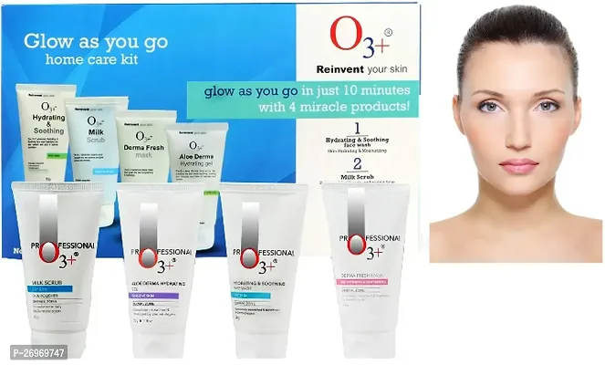 *O 3+REINVENT YOUR SKIN DIAMOND TUBE GLOW  FACIAL KIT FOR GLOWING SKIN PACK OF 1