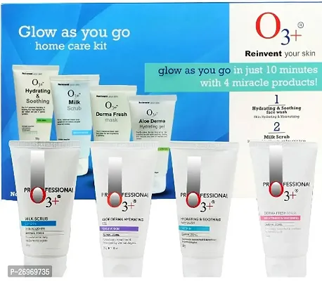 *O 3+REINVENT YOUR SKIN DIAMOND TUBE GLOW  FACIAL KIT FOR GLOWING SKIN PACK OF 1