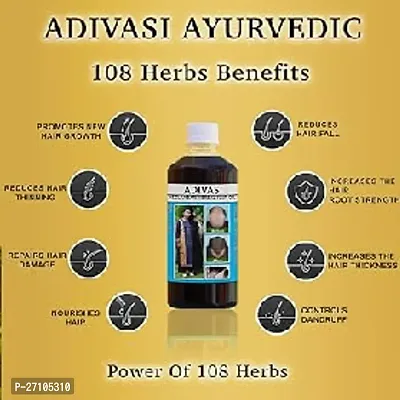 New aadivasi hair growth oil pack of 1-thumb0