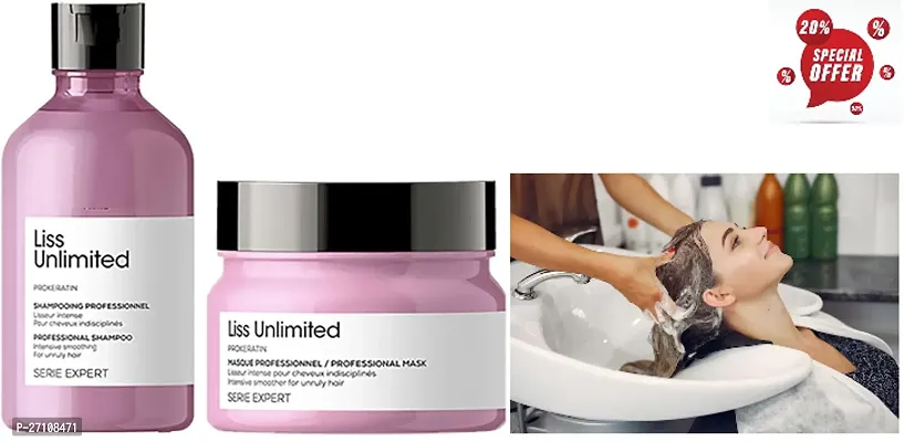 new Liss unlimited hair mask + shampoo pack of 1